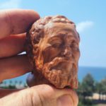 Tobacco Smoking Pipe – Michelangelo Buonarroti – Olive Wood by Oguz Simsek