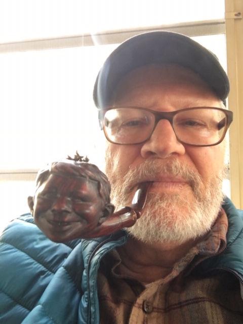 Customer photos – M-015-Briar – Alfred E. Neuman – Tobacco Smoking Briar Wood Pipe By Oguz Simsek