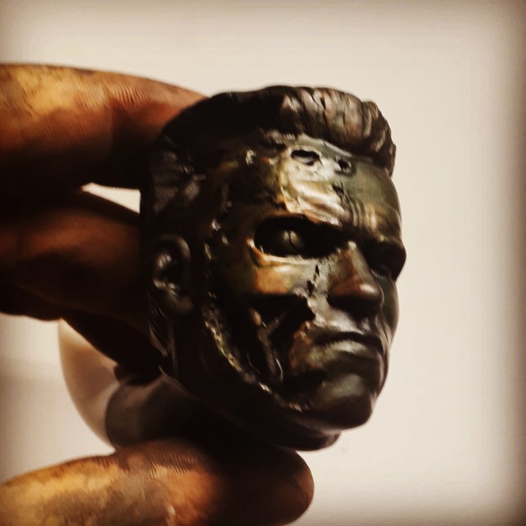 Terminator T-800 - Arnold Schwarzenegger - Tobacco Smoking Pipe by Oguz Simsek.