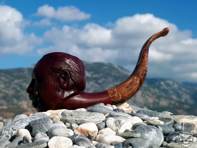 Tobacco Smoking Pipe – US President William Howard Taft – Olive Wood by Oguz Simsek