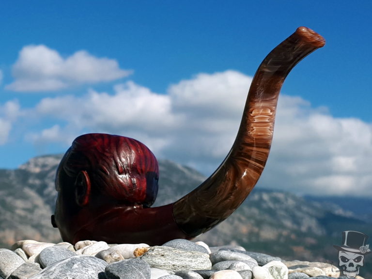 Tobacco Smoking Pipe – US President William Howard Taft – Olive Wood by Oguz Simsek