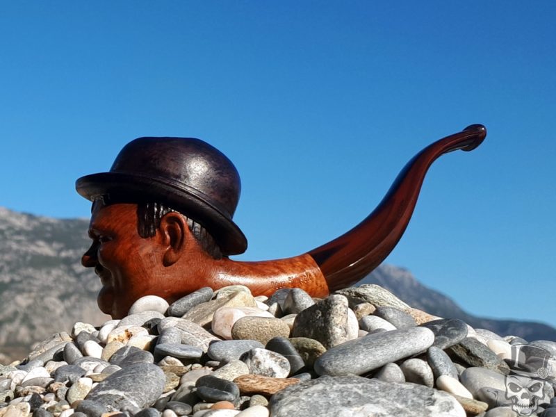 Tobacco Smoking Pipe - Oliver Norvell Hardy - Briar Wood by Oguz Simsek