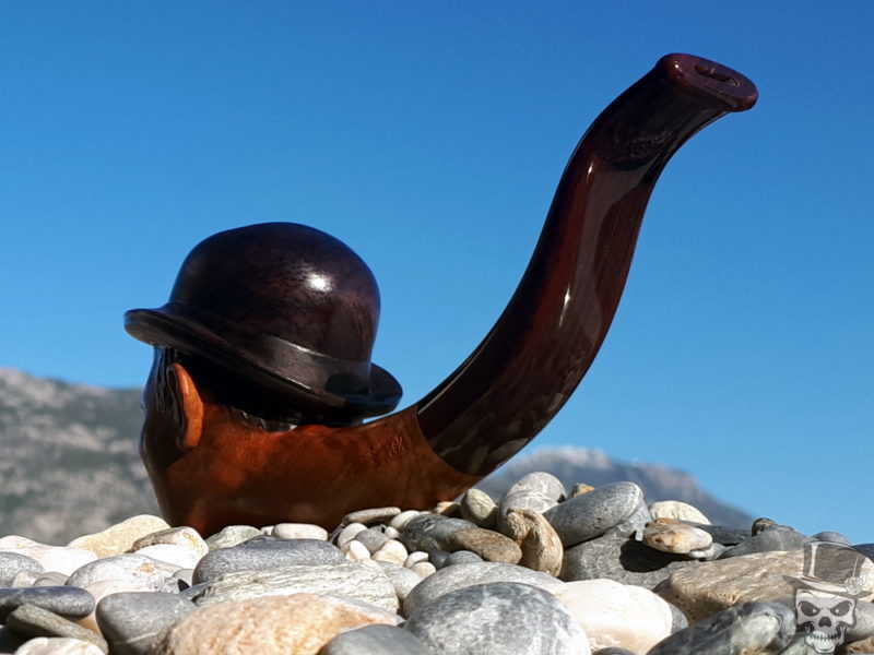 Tobacco Smoking Pipe - Oliver Norvell Hardy - Briar Wood by Oguz Simsek