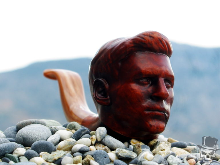 Tobacco Smoking Pipe - Lionel Messi - Briar Wood by Oguz Simsek