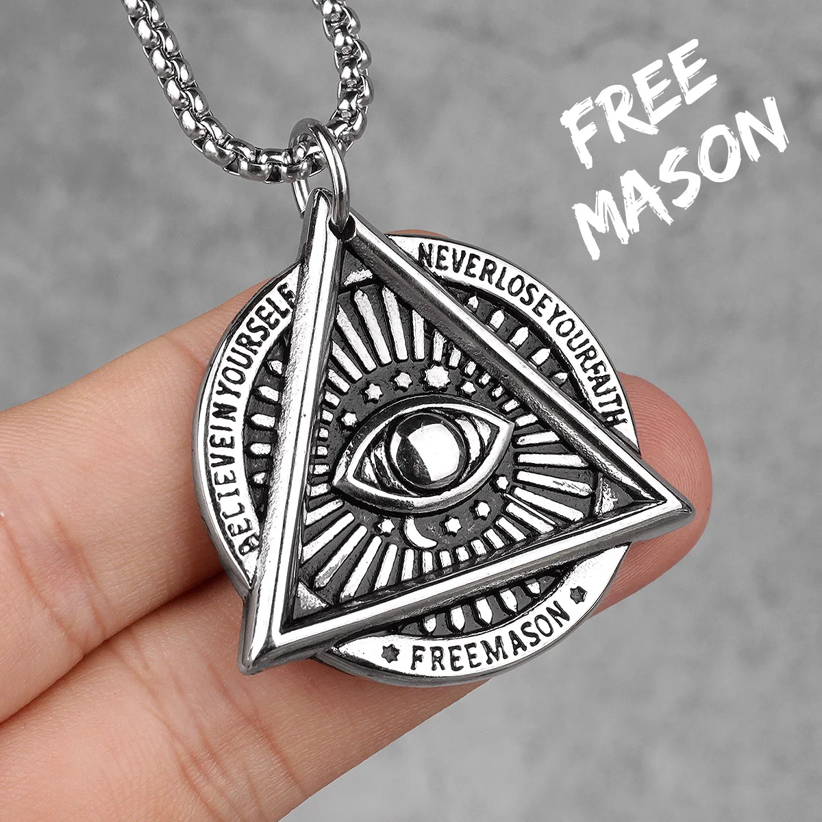 Masonic-B-Silver