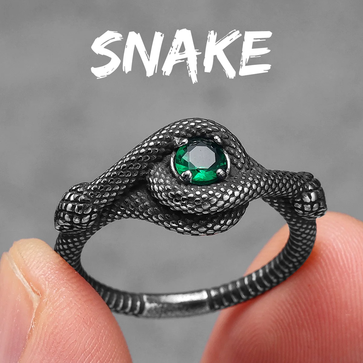 R1420-Snake-Silver