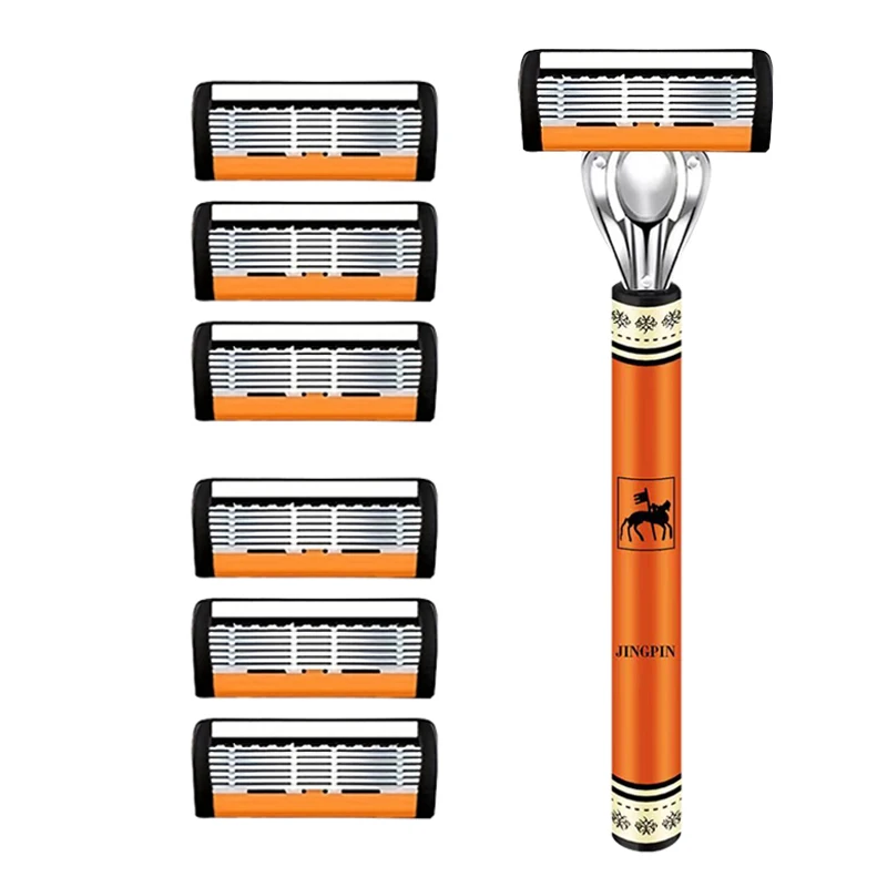 1 handle 6blades